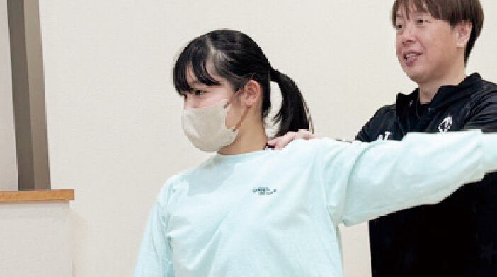 アスリートをサポート！